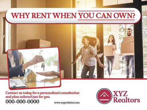Real Estate postcard design
